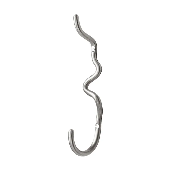 Curvature knagg enkel - Stainless steel - Ferm Living