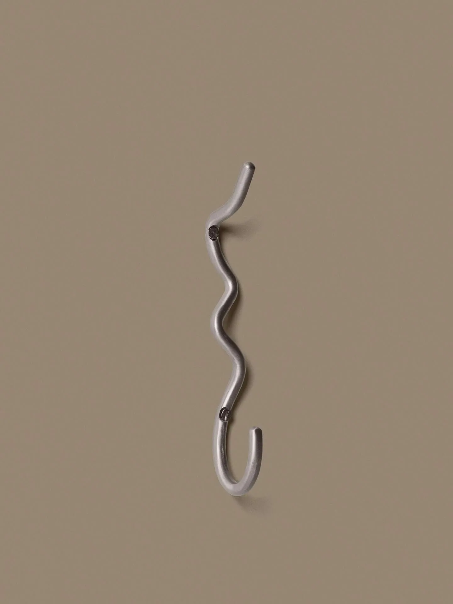 Curvature knagg enkel, Stainless steel Ferm Living