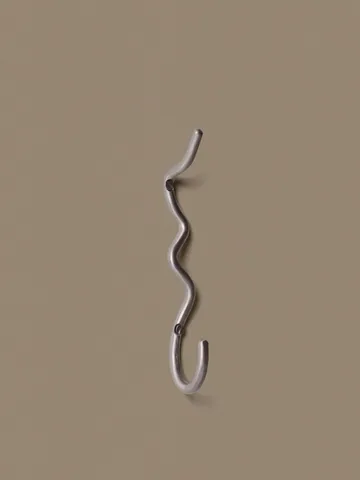 Curvature knagg enkel - Stainless steel - Ferm Living