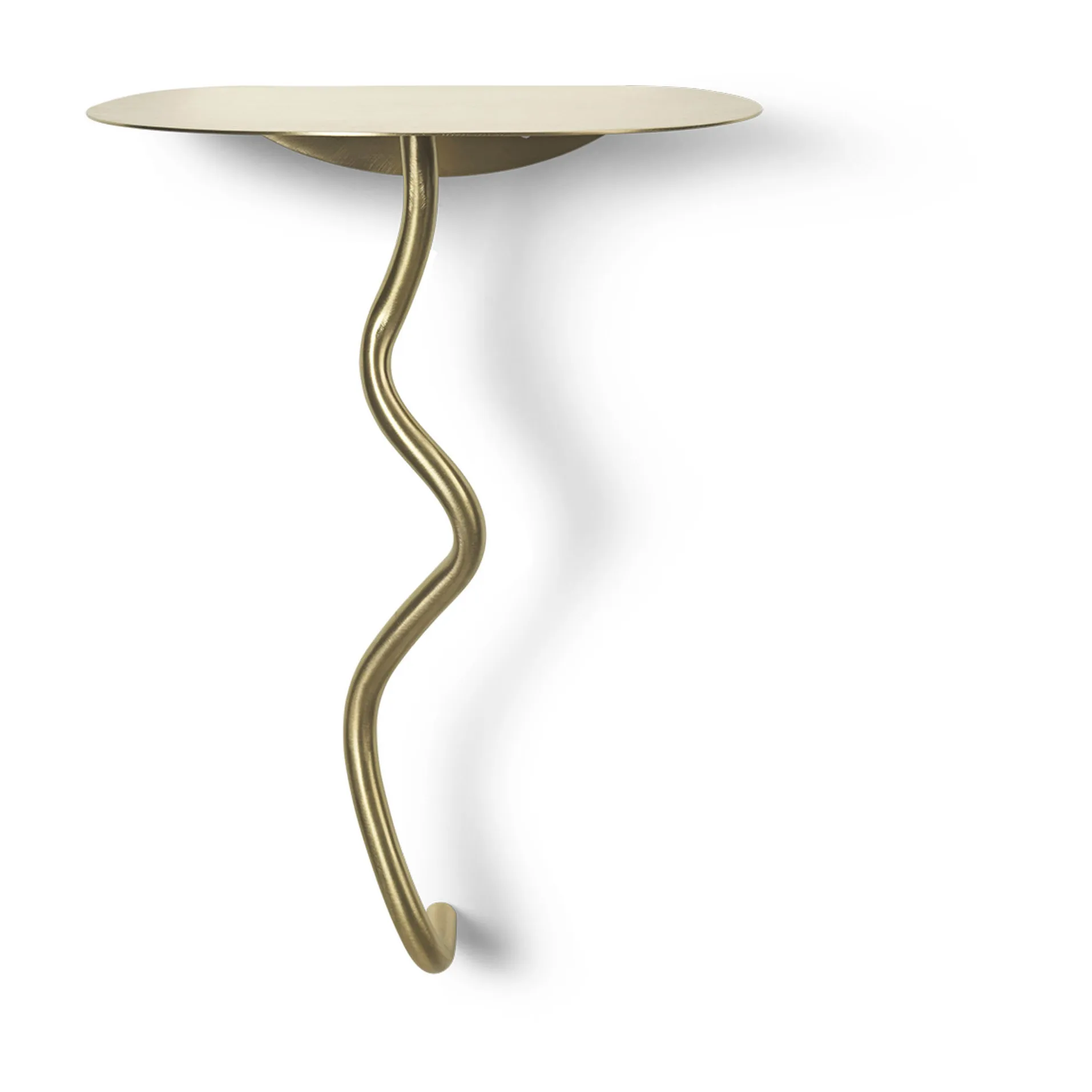 Curvature veggbord, Brass Ferm Living