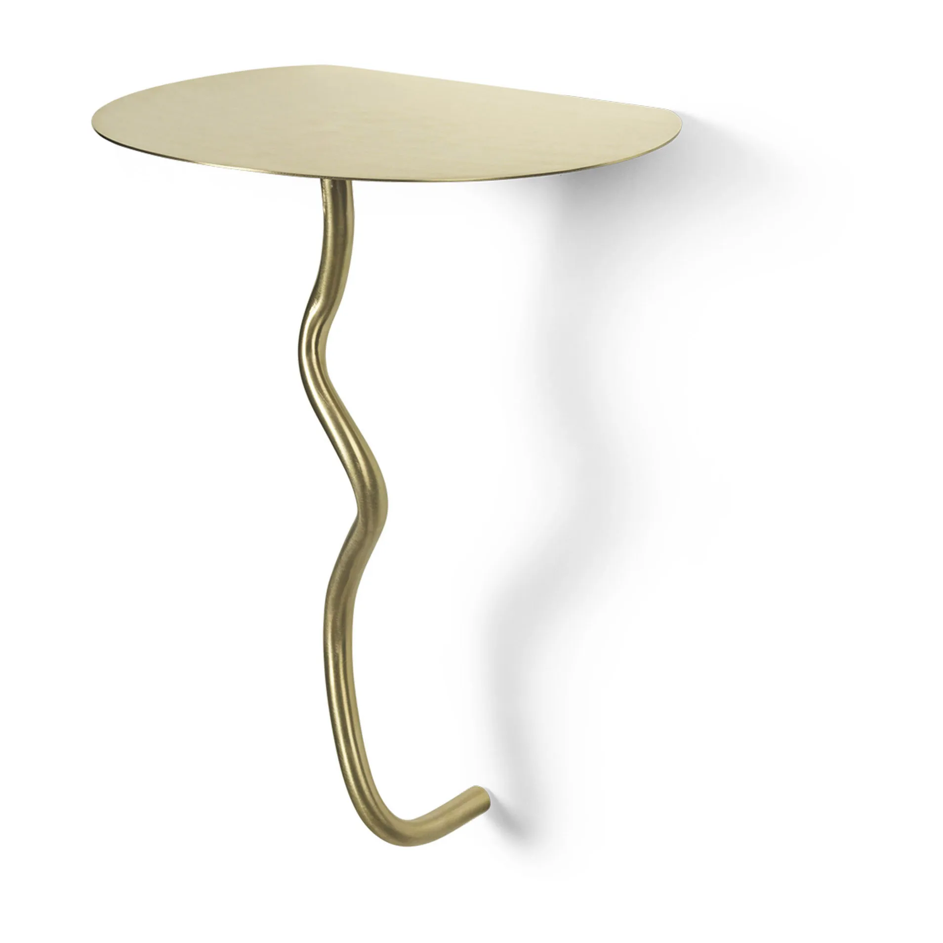 Curvature veggbord, Brass Ferm Living