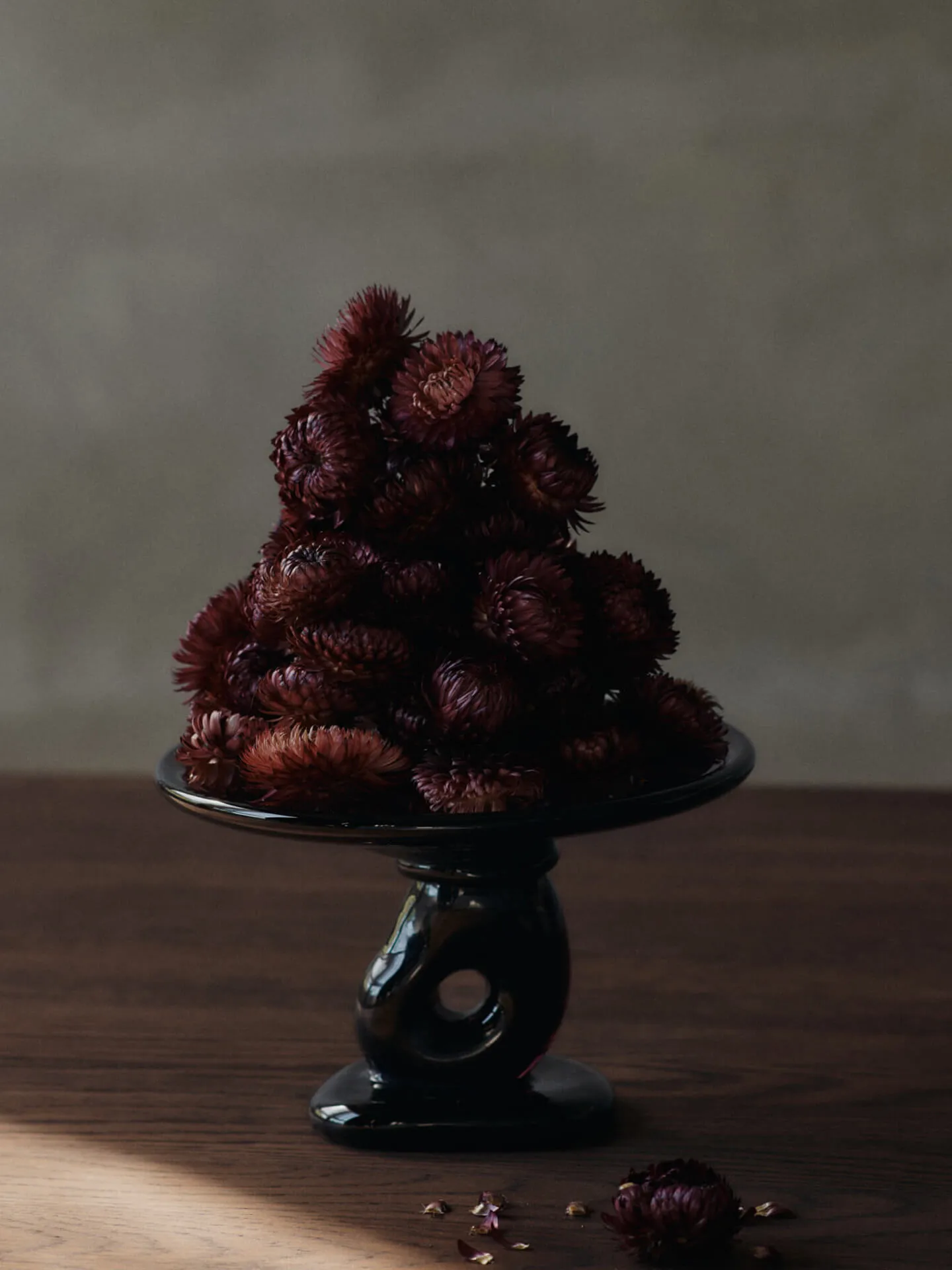 Damo glass midtstykke fat Ø21 cm, Mørk drue Ferm Living