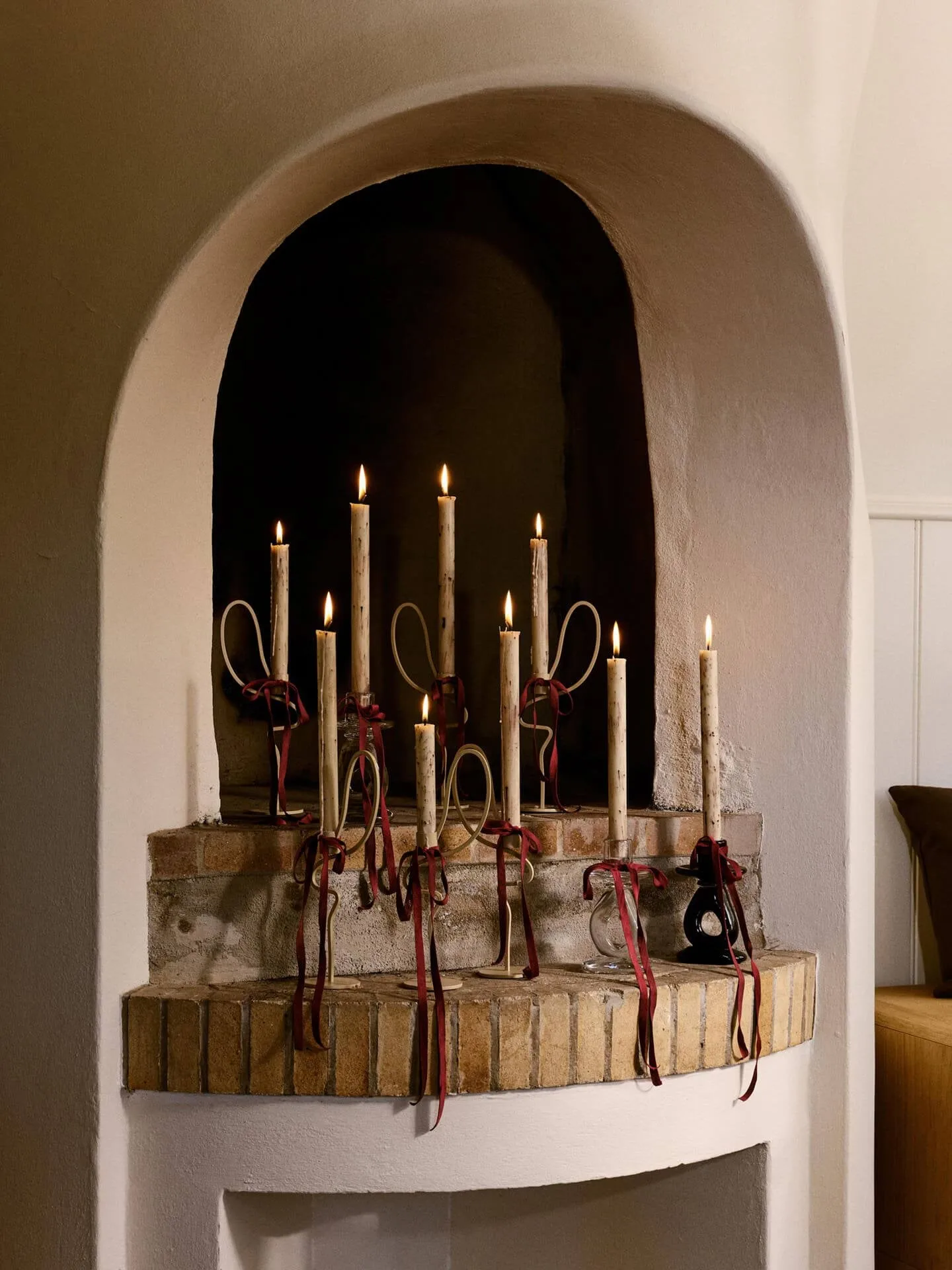 Damo lysestake 16 cm, Dark grape Ferm Living