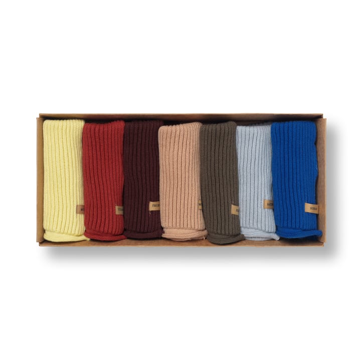 Day klut 7-pakning 26 x 26 cm - Multi - Ferm Living