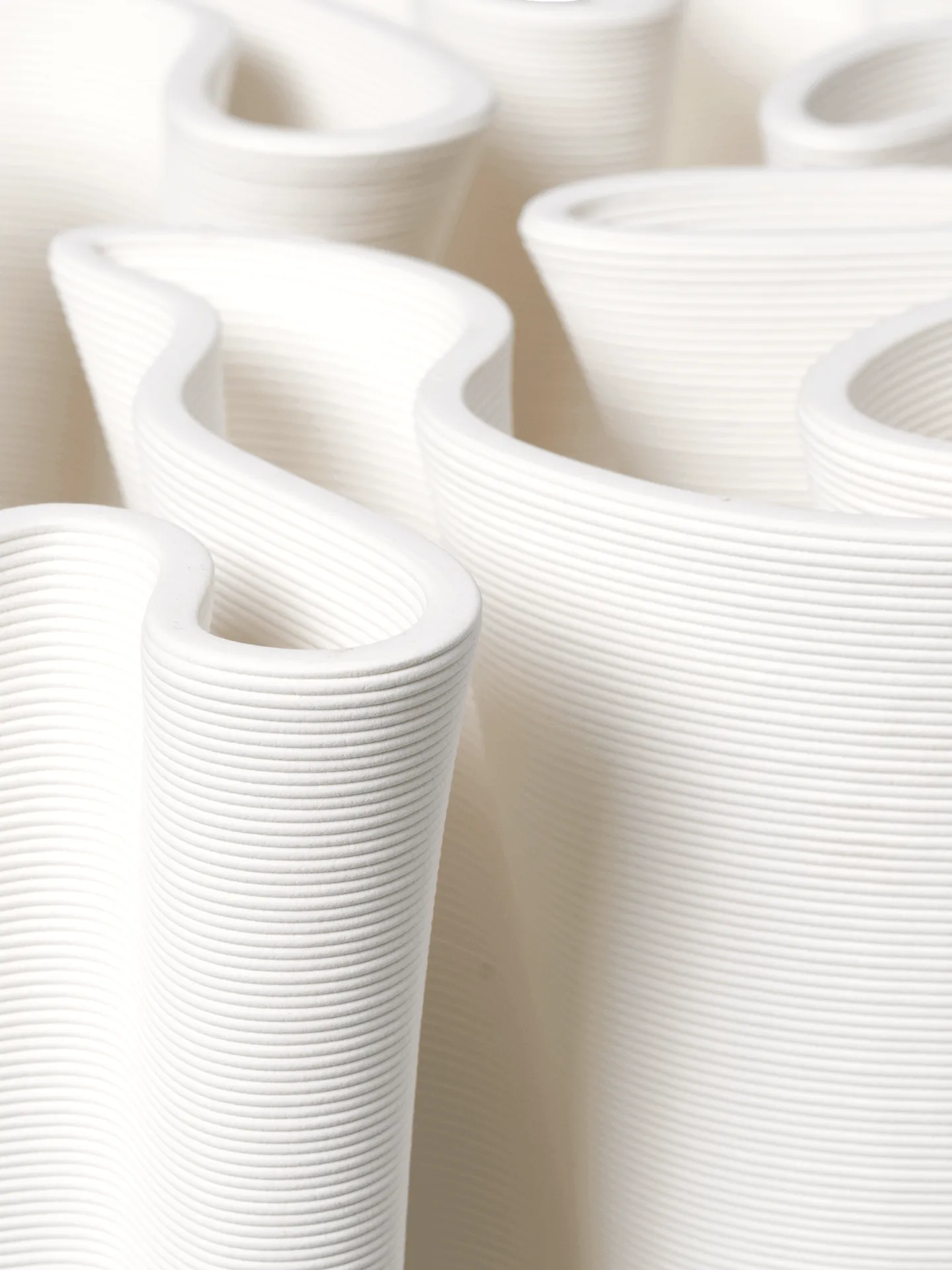 Dedali gulvvase, Off-white, 50 cm Ferm Living