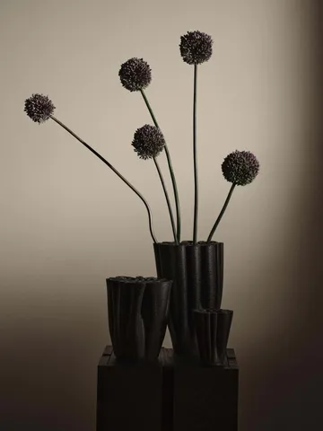 Dedali vase 11 cm - Dark brown - Ferm Living