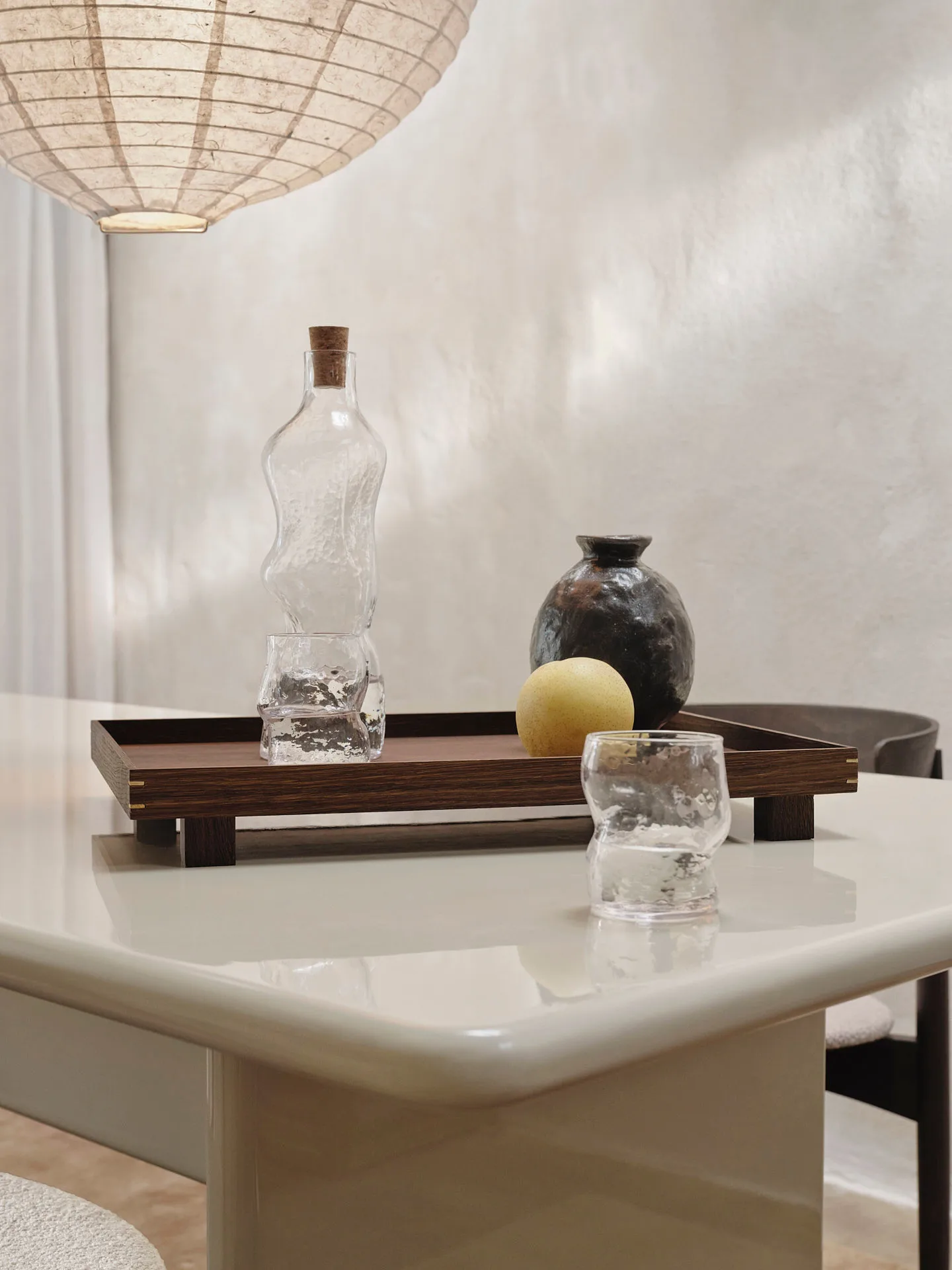 Dimple glass 27 cl 2-pakning, Clear Ferm Living