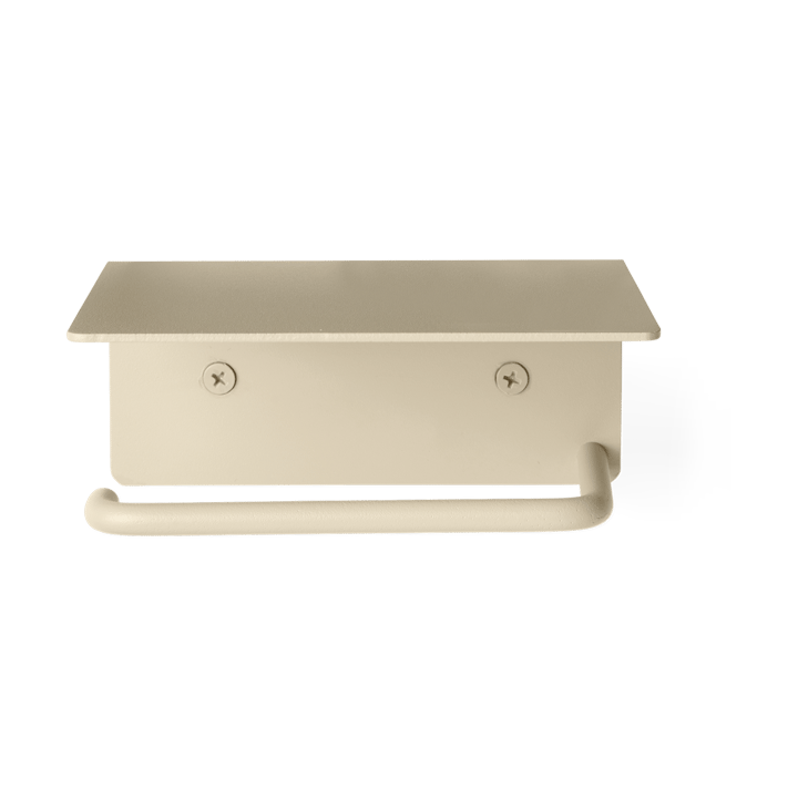 Dora toalettpapirholder med hylle - Cashmere - Ferm Living