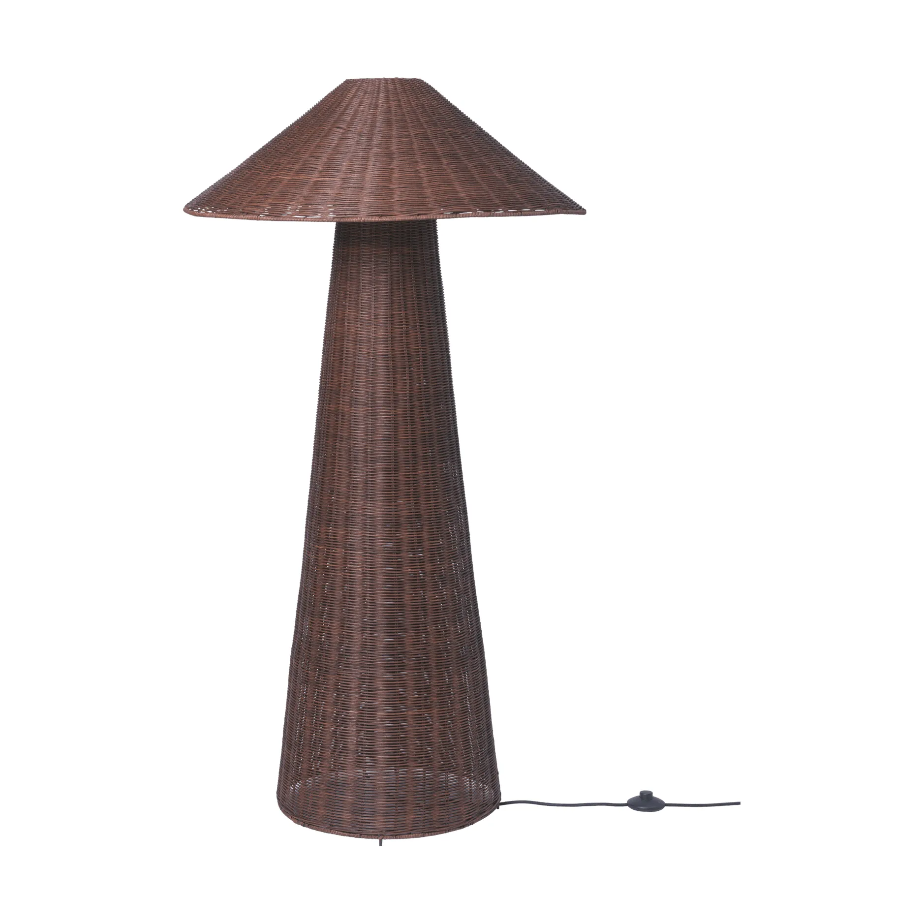 Dou gulvlampe, Dark brown Ferm Living