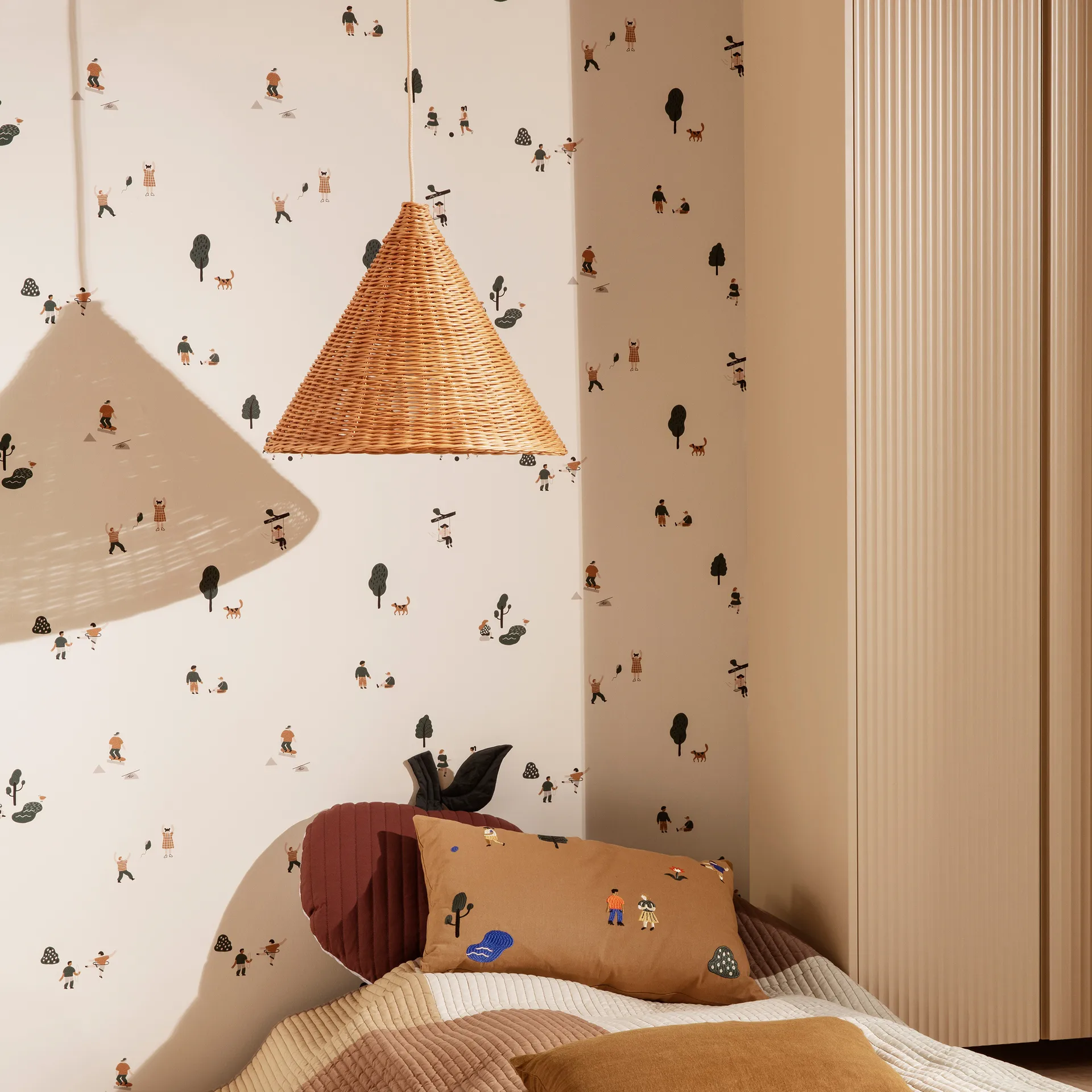 Dou lampeskjerm Ø45 cm, Natural Ferm Living