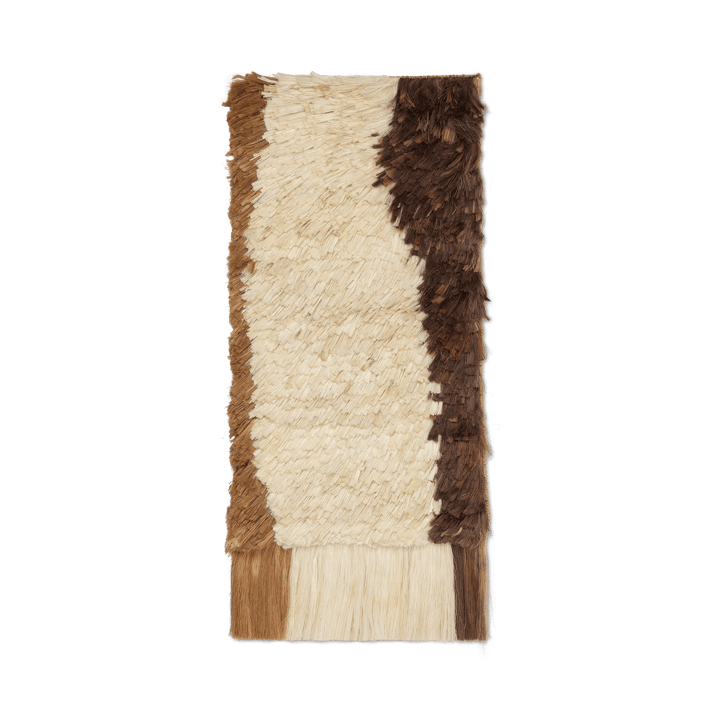 Edge Wall Rug veggdekorasjon 50 x 110 cm - Off-white-Coffee - Ferm Living