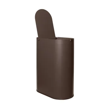 Enkel søppelbøtte medium - Dark chocolate - Ferm Living