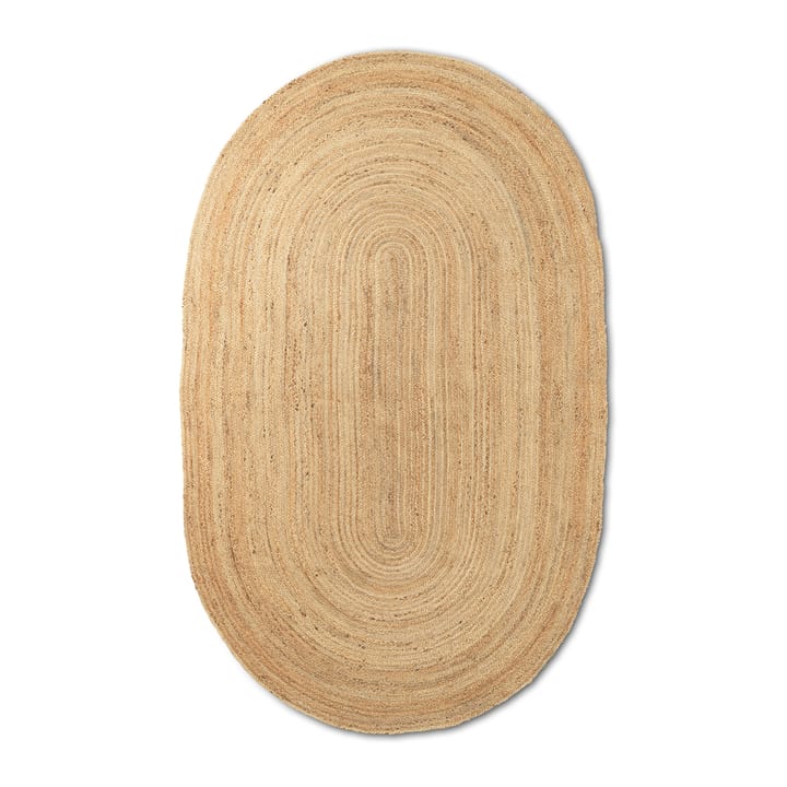 Eternal juteteppe oval small - Natural - Ferm Living