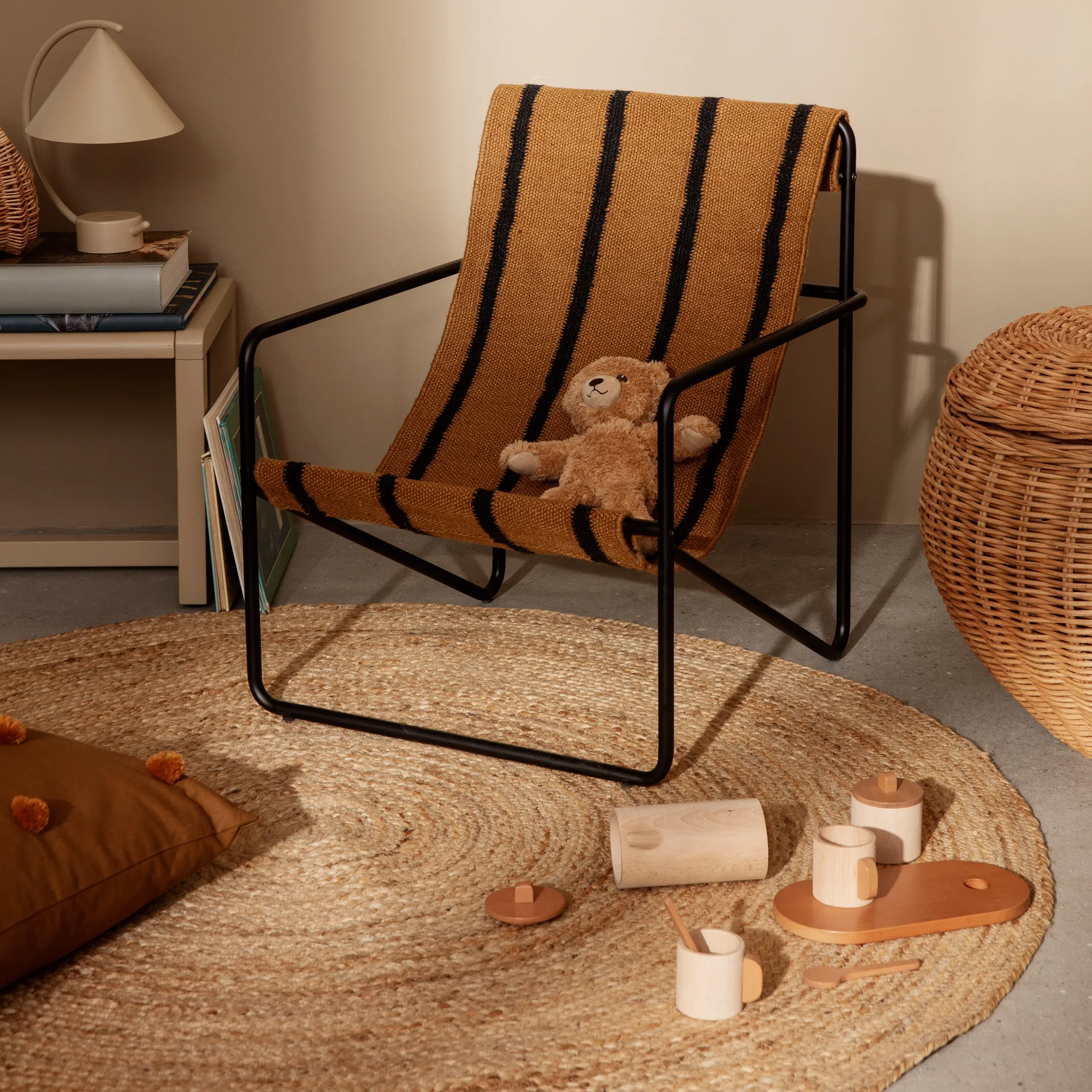 Eternal juteteppe rund small, Natural Ferm Living