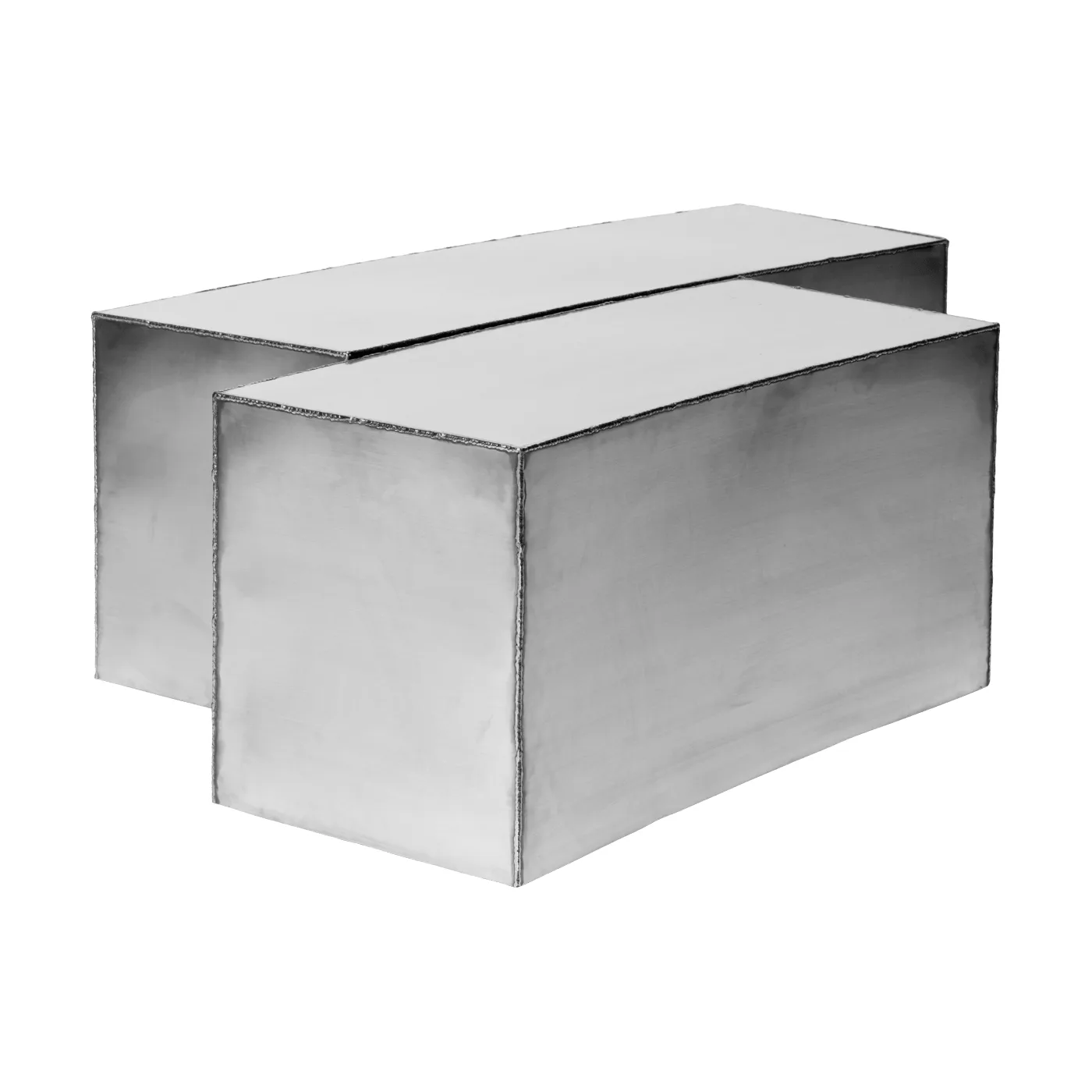 Ferra sofabord 2 deler, Stainless steel Ferm Living