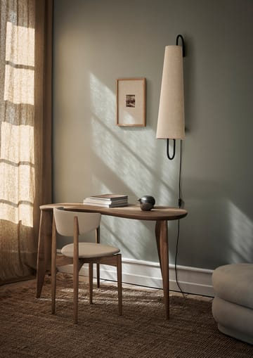 Feve skrivebord 60 x 117 cm - Walnut - Ferm Living