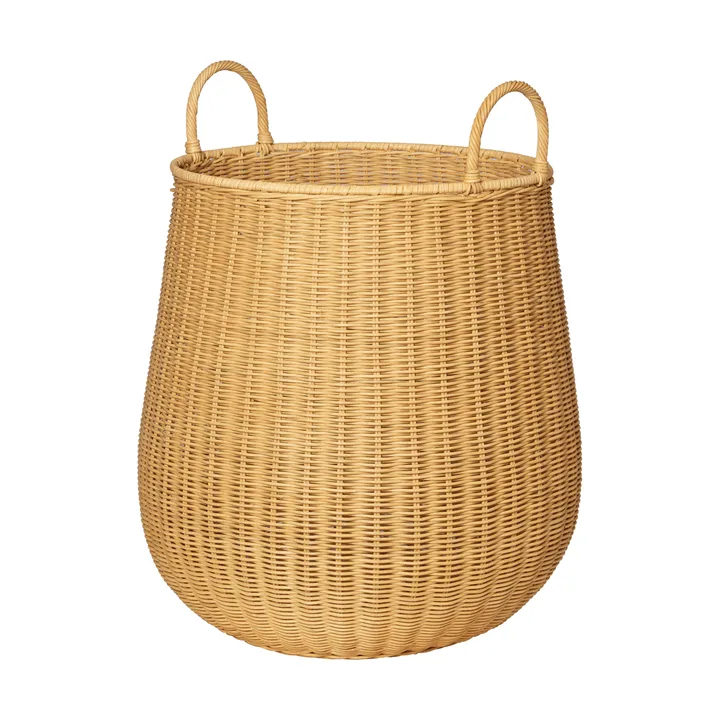 Flettet vaskekurv - Medium, natural - Ferm Living