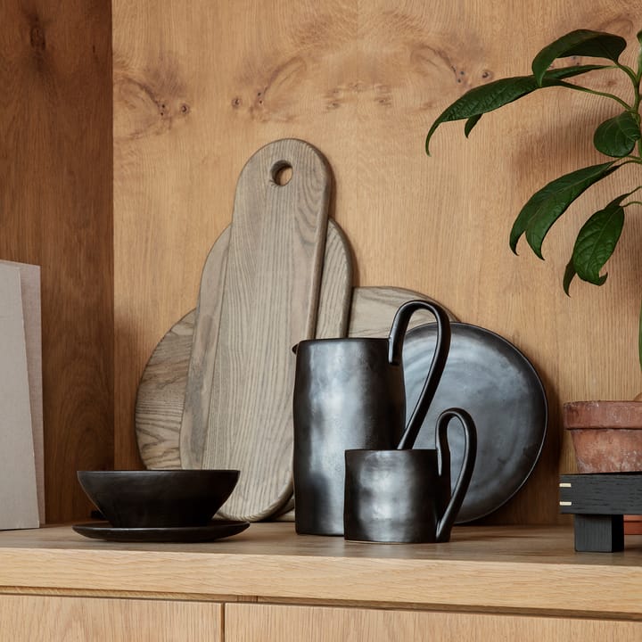Flow tallerken 15 cm, Svart Ferm Living