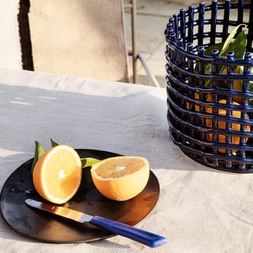 Flow tallerken 22 cm - Svart - Ferm Living