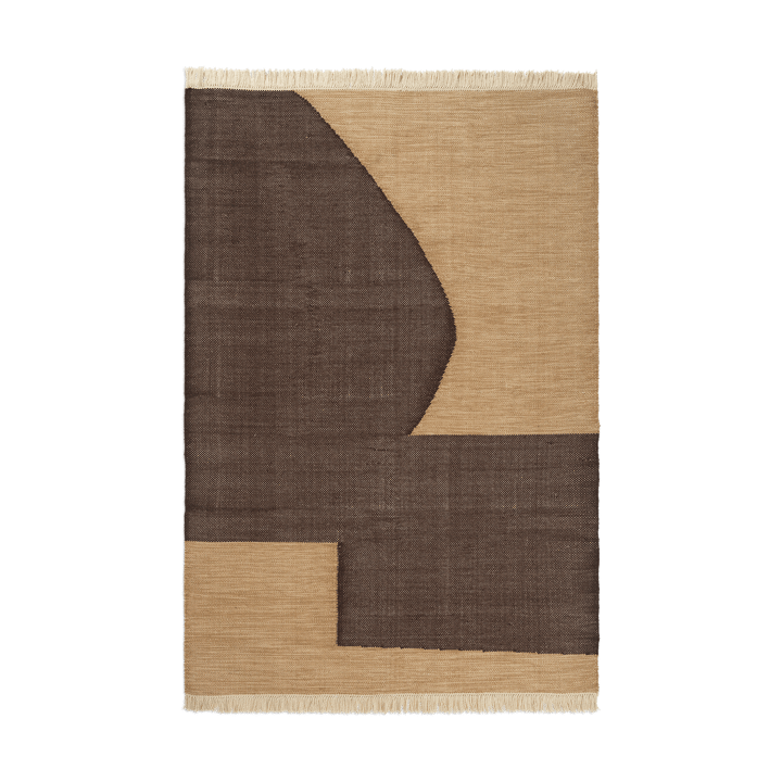 Forene teppe - Tan-Chocolate, 140x200 cm - Ferm Living