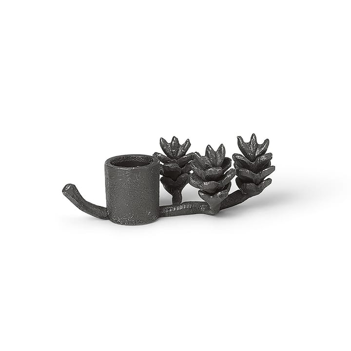 Forest lysestake 6 cm - Svart messing - Ferm Living