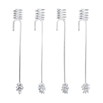 Forest lysholder til juletre 4-pakning - Silver - Ferm Living