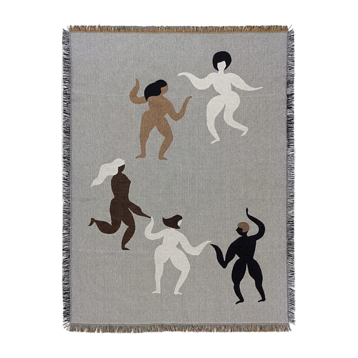 Free tapestry pledd 120 x 170 cm - Grey - Ferm Living