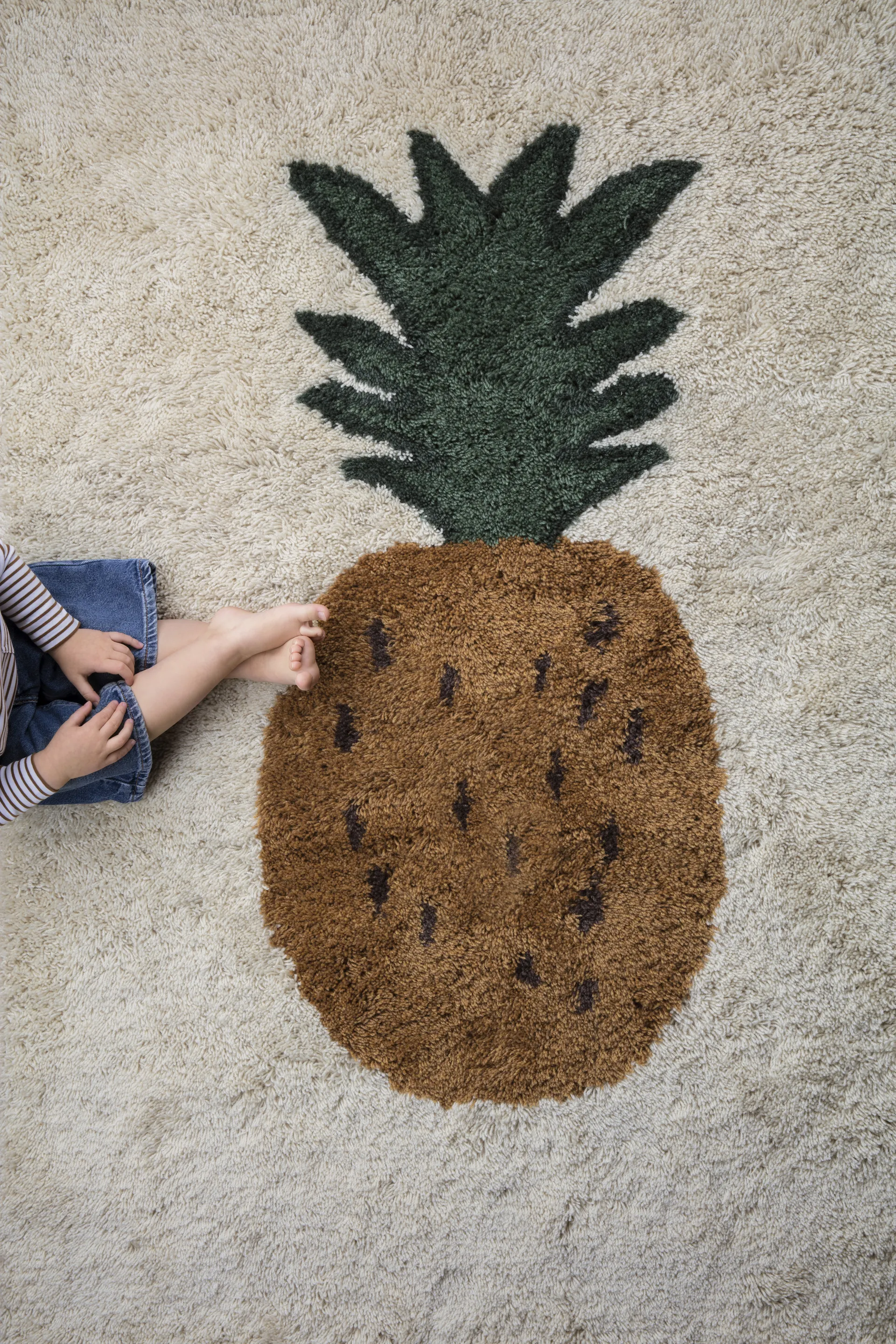 Fruiticana teppe L 120 x 180 cm, Pineapple Ferm Living