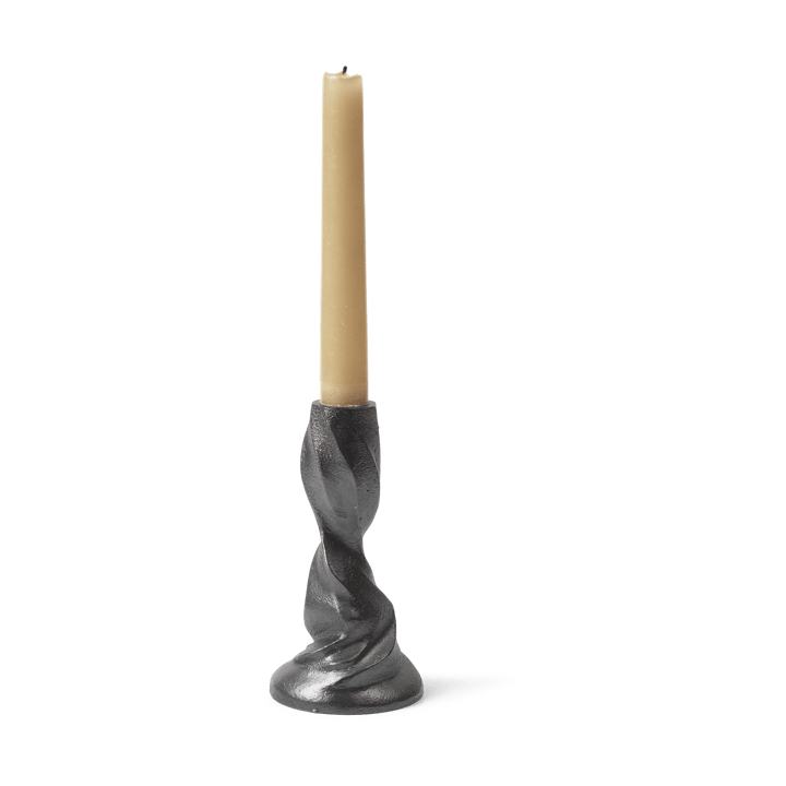 Gale lysestake 13 cm, Blackened Aluminium Ferm Living