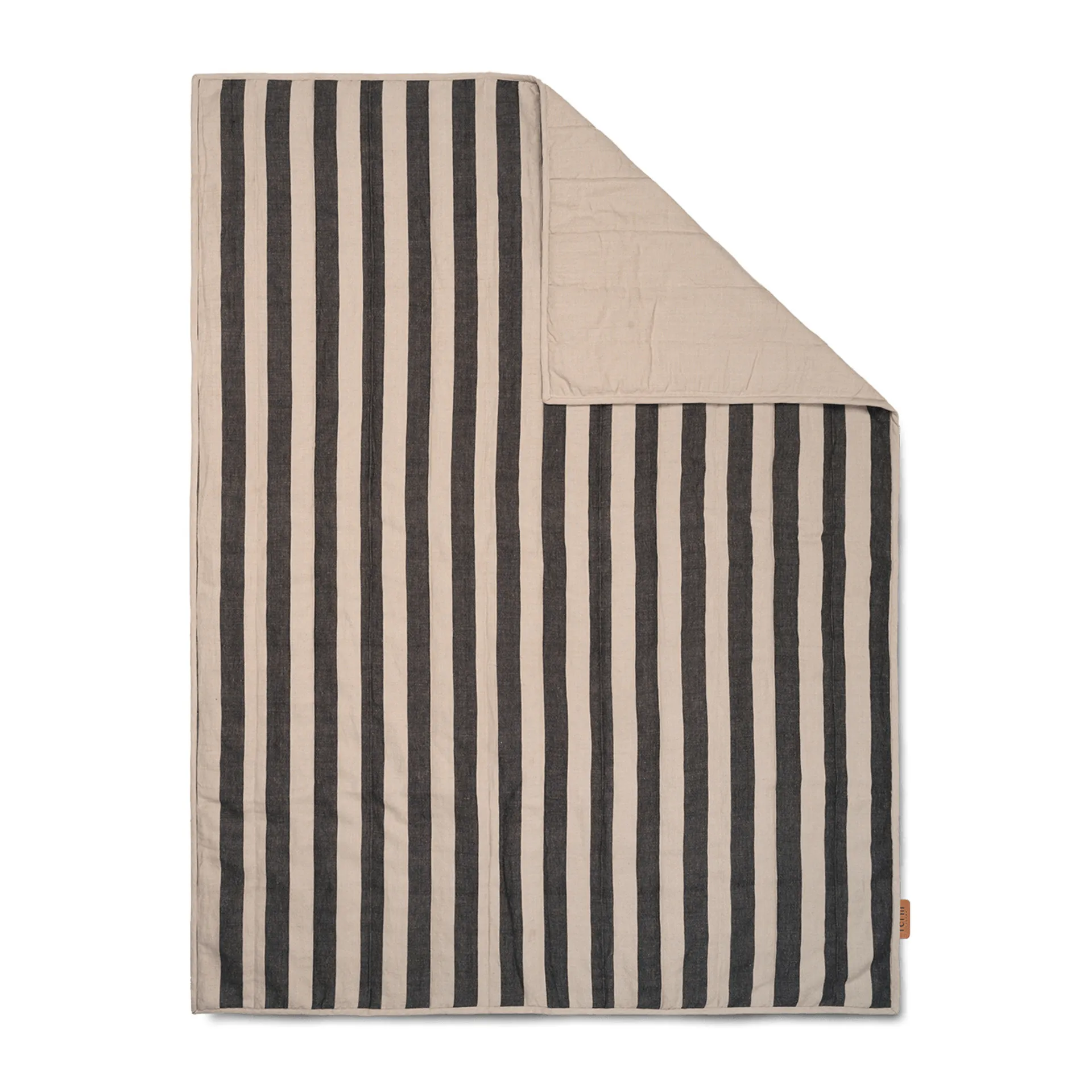 Grand pledd 120x170 cm, Sand-black Ferm Living