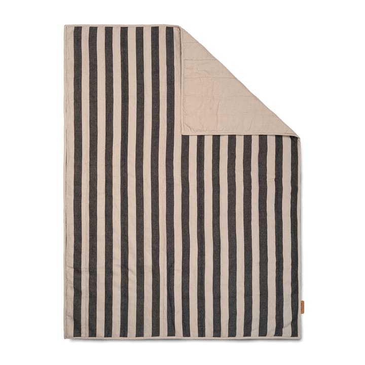 Grand pledd 120x170 cm - Sand-black - Ferm Living