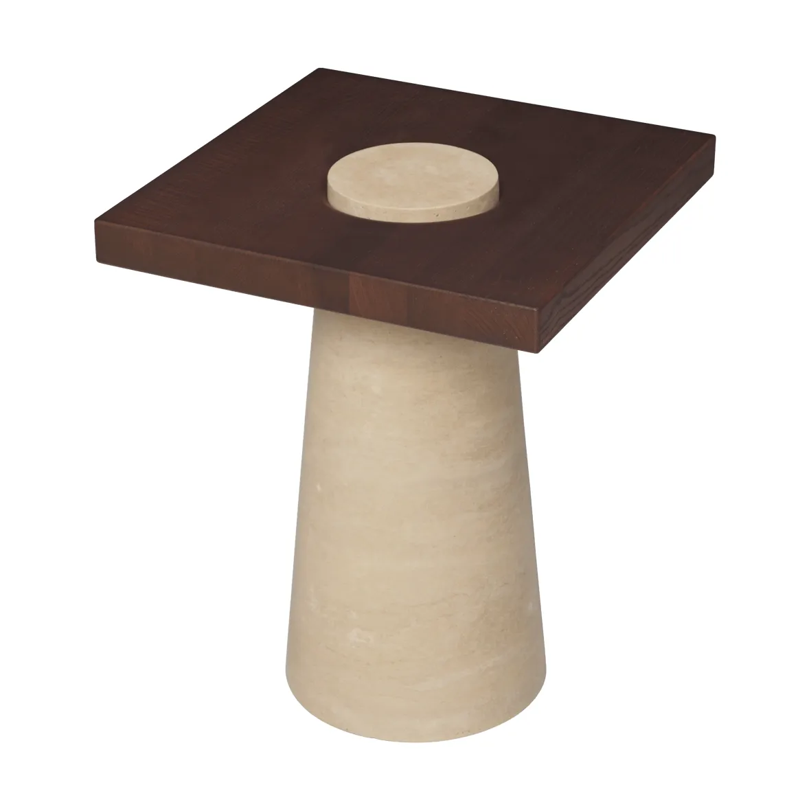 Grove sidebord, Travertine, 40x40x50 cm Ferm Living