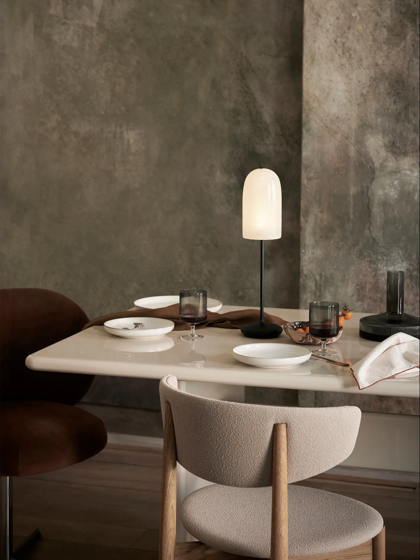 Gry bordlampe, Black-Translucent Ferm Living