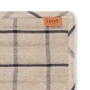 Hale grytelapp 2-stk. - Sand-svart - Ferm Living