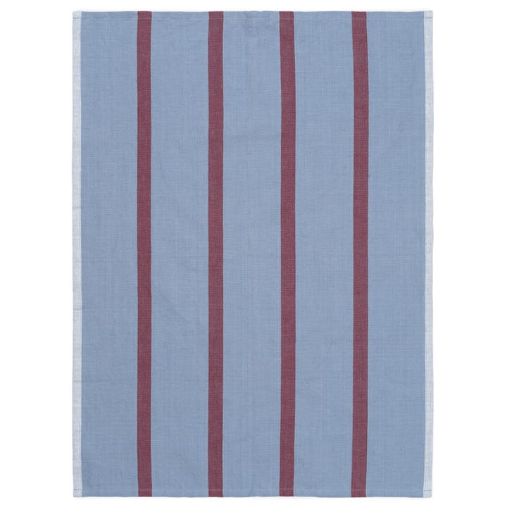 Hale kjøkkenhåndkle 50x70 cm - Faded blue-burgundy - Ferm Living