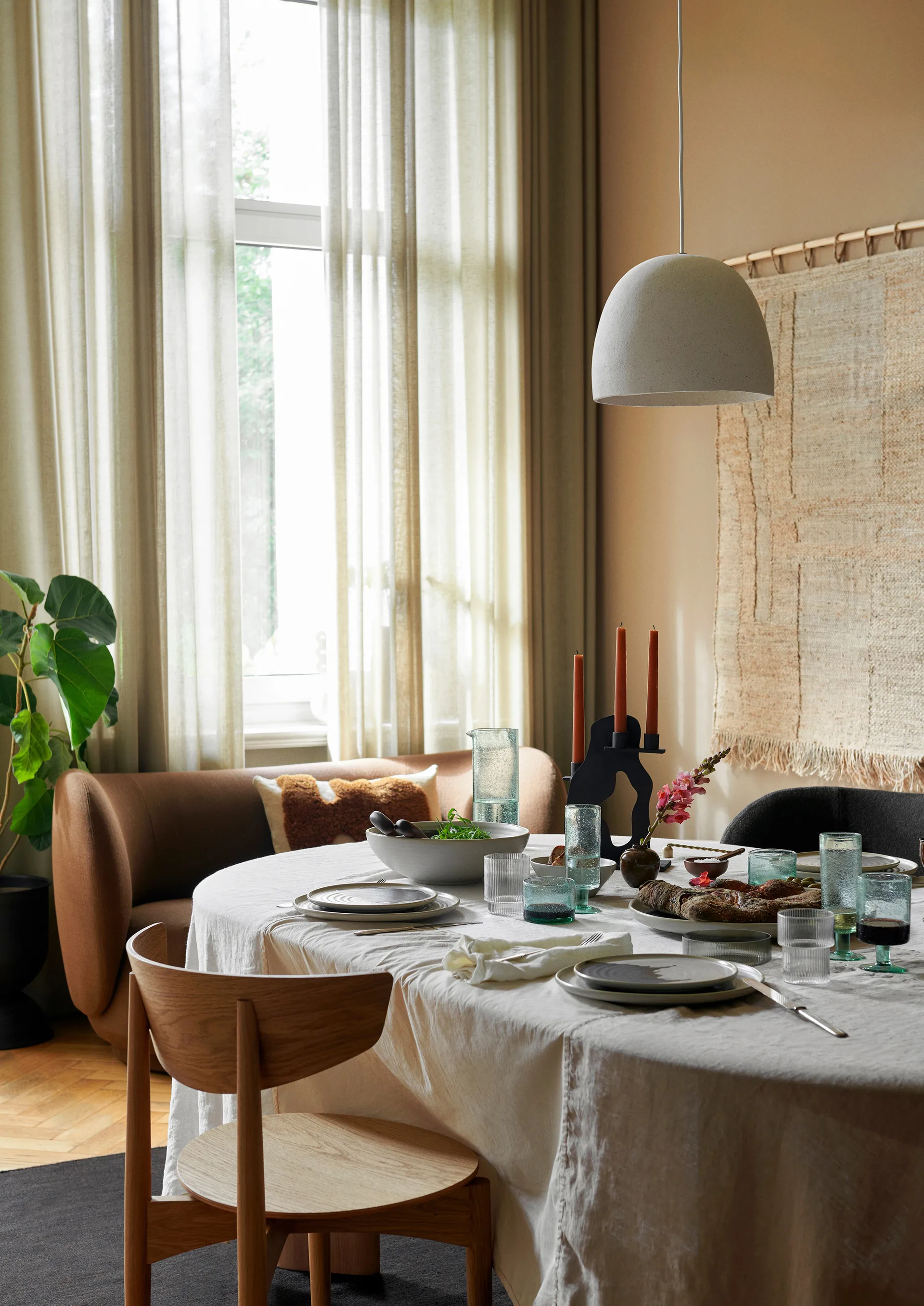 Harvest veggdekorasjon 100 x 165 cm, Natural Ferm Living