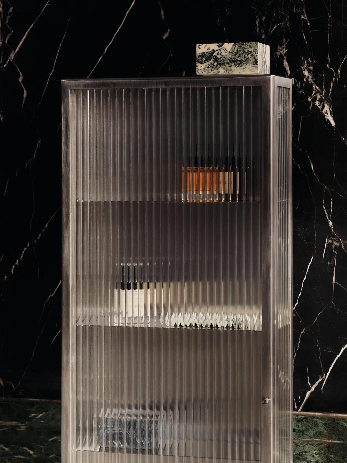 Haze veggskap 35x100 cm, Stainless steel Ferm Living