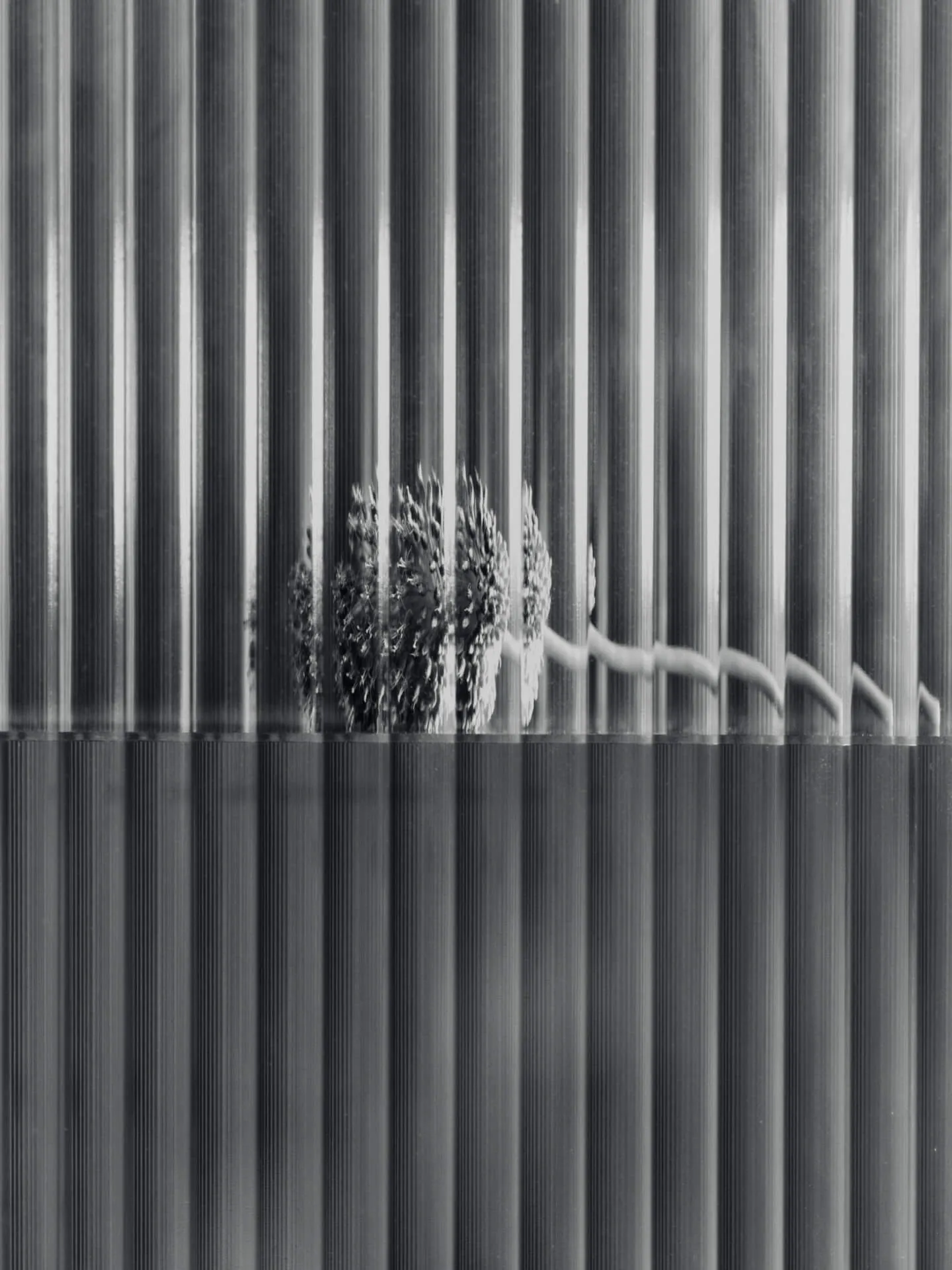 Haze veggskap, Reeded glass - stainless steel Ferm Living