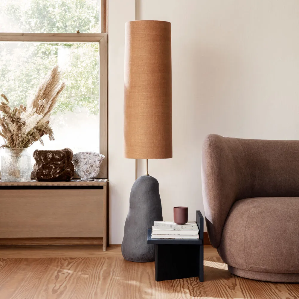 Hebe lampefot, dark grey, large Ferm Living