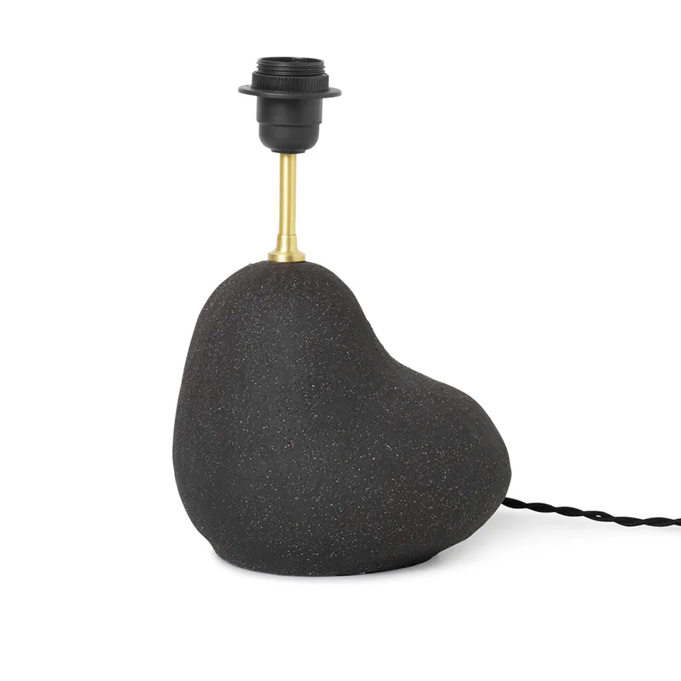 Hebe lampefot small, Dark grey Ferm Living