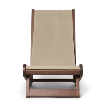 Hemi loungestol - Dark stained, natural - Ferm Living