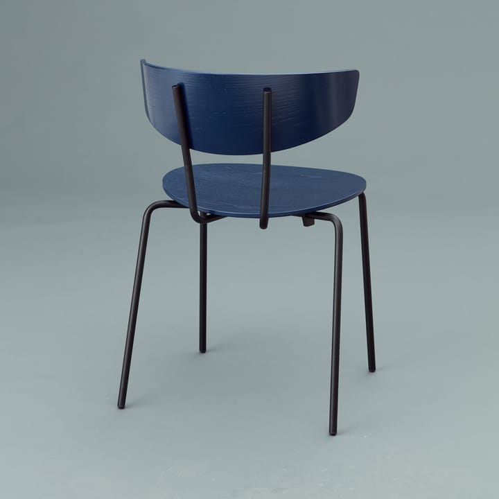 Herman stol, Black, svartlakkerte askeben Ferm Living