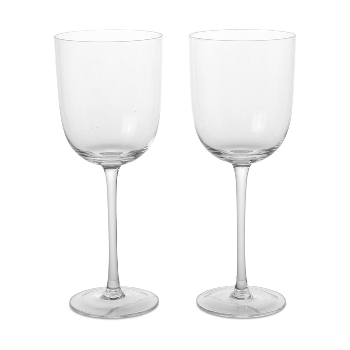 Host hvitvinsglass 30 cl 2-pakning - Clear - Ferm Living
