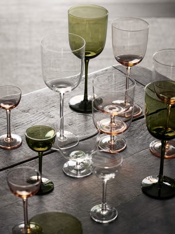 Host rødvinsglass 36 cl 2-pakning - Moss Green - Ferm Living