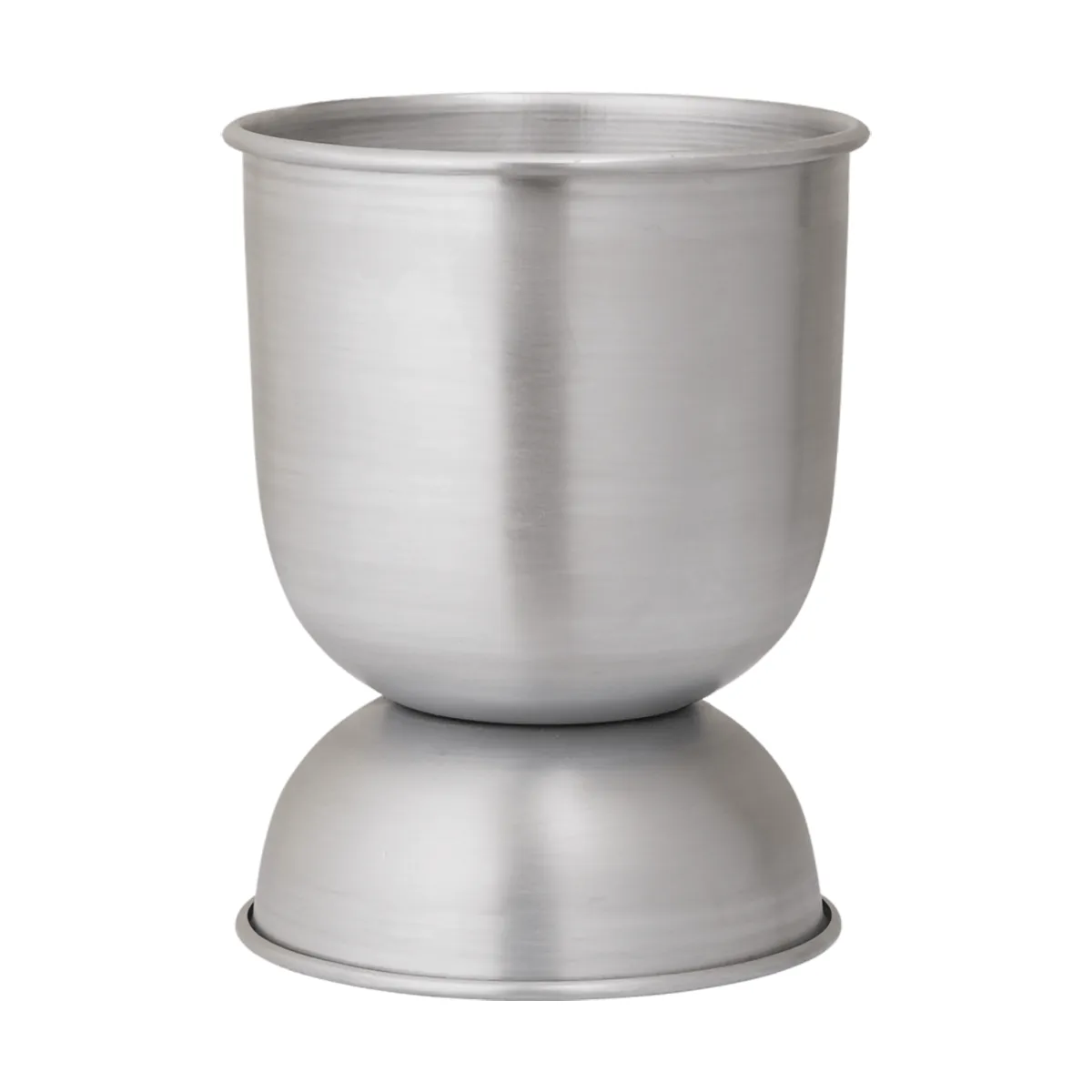 Hourglass krukke extra small Ø21 cm, Aluminium Ferm Living