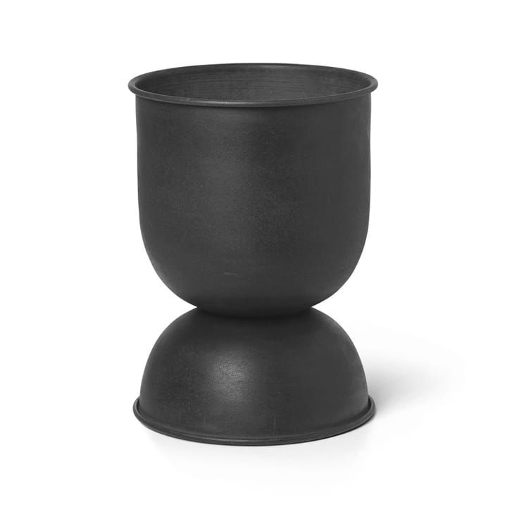 Hourglass krukke extra small Ø21 cm - Svart-mørkegrå - Ferm Living