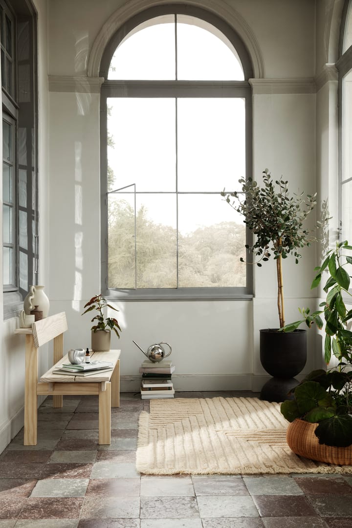 Hourglass krukke medium Ø41 cm, Svart-mørkegrå Ferm Living