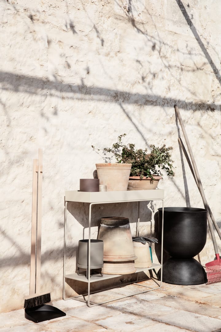 Hourglass krukke medium Ø41 cm, Svart-mørkegrå Ferm Living