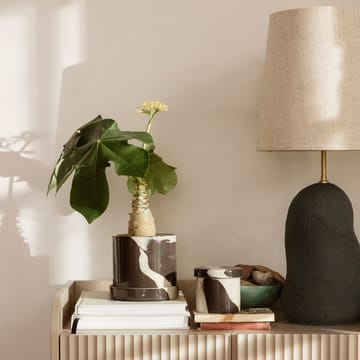 Inlay oppbevaringsboks Ø9,8 cm - Sand-brown - Ferm Living