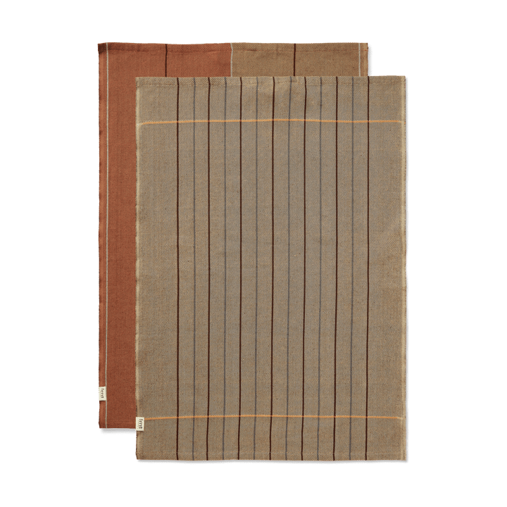 Ito kjøkkenhåndkle 50x70 cm 2-pakning - Hazel-oat - Ferm Living